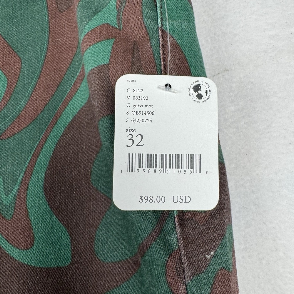 Free People Penny Pull on Flare Jeans in Camo - Picture 3 of 13